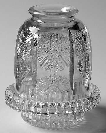 Paneled Thistle (3 Piece) Fairy Lamp