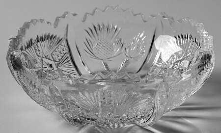 Paneled Thistle Small Fruit Dessert Bowl