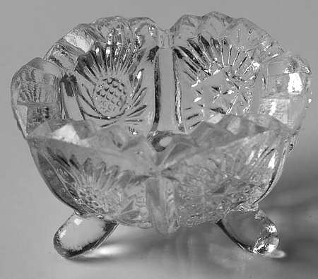 Paneled Thistle Individual Salt Dip