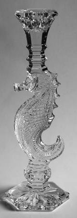 Seahorse 10" Tall Single Light Candlestick