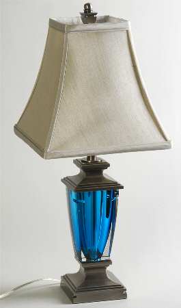 Metra 22" Electric Lamp & Shade