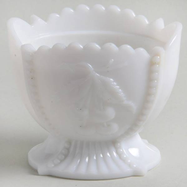 Cherry and Grape Milk Glass (Line 108) Open Sugar