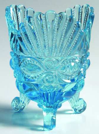 Eyewinker Blue 6" 3-Toed Vase