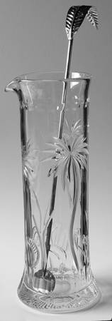Alexis Martini Pitcher & Silverplate Stirrer
