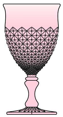 English Hobnail Pink (Square Foot)