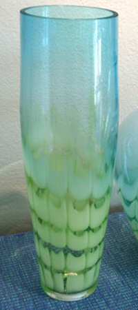 Evolution (Ocean Motif) 14" Straight Vase