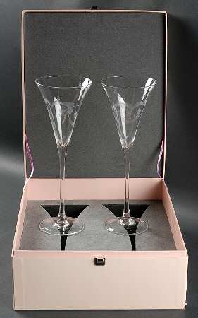 Yours Truly Fluted Champagne - Set of 2
