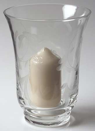 Yours Truly 1 Piece Open Hurricane/Vase
