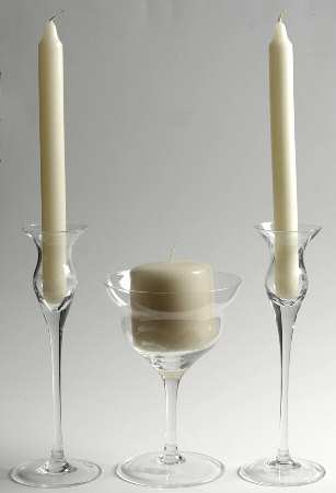 Yours Truly Unity Candle Set (Set of 3)