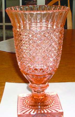 Waterford Pink Candy Jar No Lid