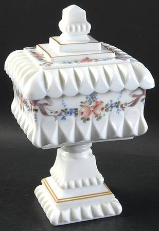 Wedding Roses and Bows Large Bowl Wedding & Lid