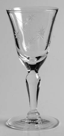 Regent (Cut Stars) Cordial Glass