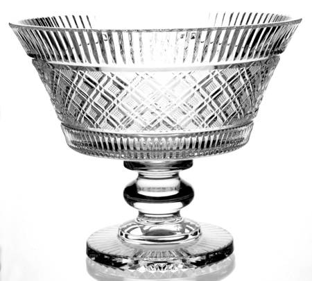 Georgian Strawberry 9" Footed Bowl