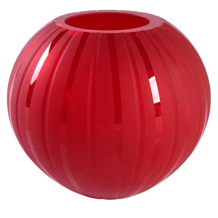 Evolution (Red Amber) 5" Rose Bowl