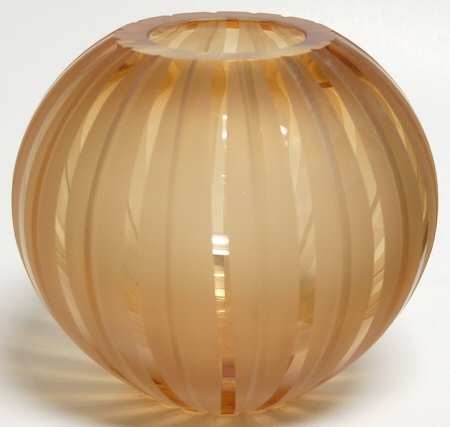 Evolution (Red Amber) 5" Rose Bowl