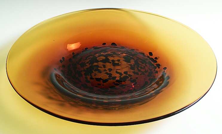 Evolution (Red Amber) 18" Round Platter