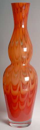 Evolution (Red Amber) 20" Flower Vase