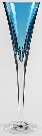Eclipse Blue Fluted Champagne