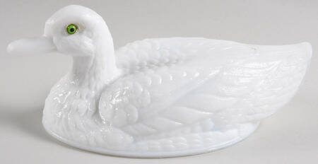 Animals & Figurines Lid for Oval Duck Dish