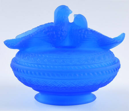 Animals & Figurines #LB-1 Lovebirds Covered Dish