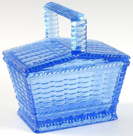 Animals & Figurines 5" Rectangular Basket & Lid