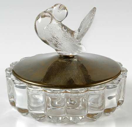 Animals & Figurines Pouter Pigeon Lid for Candy Dish