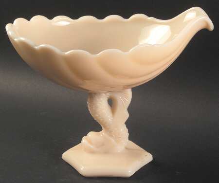 Animals & Figurines #DP-6 8" Shell Bowl on Dolphin Base