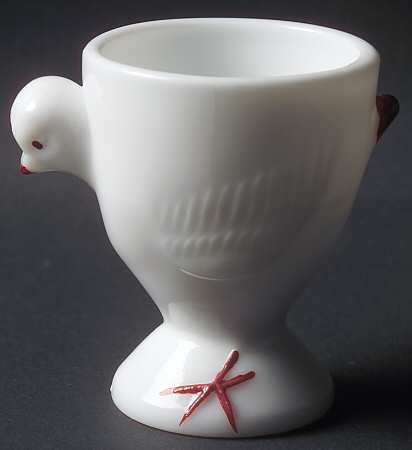 Animals & Figurines Milk Glass Chick Egg Cup