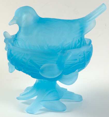 Animals & Figurines Light Blue Mist Robin Nest W/Lid