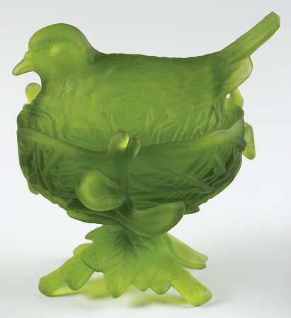 Animals & Figurines Robin Nest with Lid-Mist Green