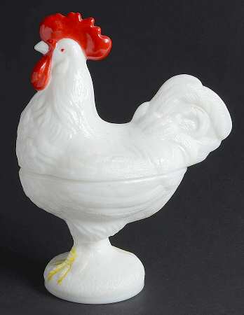 Animals & Figurines #SR-1 Standing Rooster with Lid