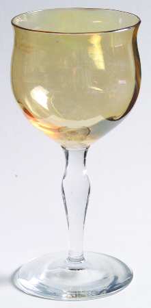 Amber Lustre Wine Glass