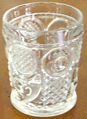Horn of Plenty Clear by L G Wright Glass