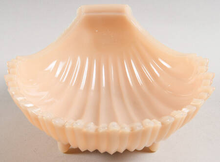 Paneled Grape Almond Shell Shape Bowl