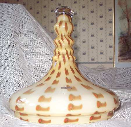 Evolution (Amber & Ocelot) Lid for Footed Urn