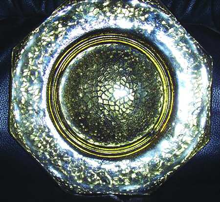 Scramble Amber Luncheon Plate