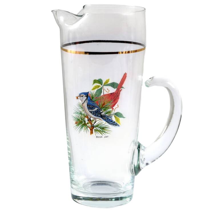 American Songbirds 32 Oz Martini Pitcher