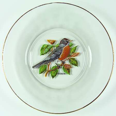 American Songbirds Luncheon Plate