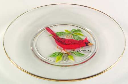 American Songbirds Luncheon Plate