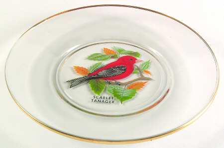American Songbirds Luncheon Plate