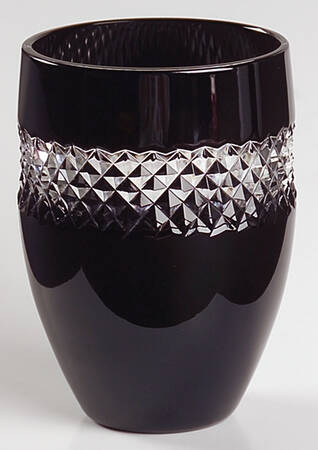 Black Cut 8 Oz Flat Tumbler