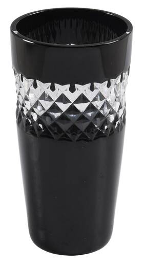 Black Cut Shot Glass