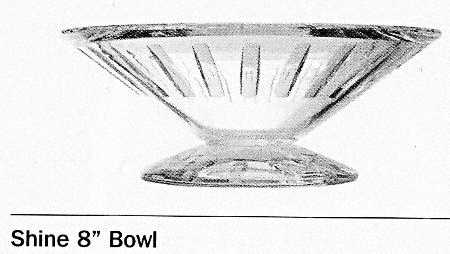 Shine 8" Footed Bowl