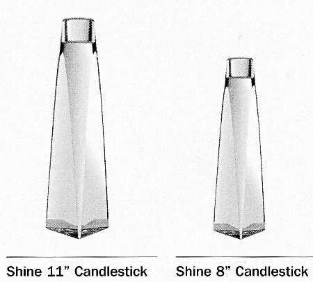 Shine 8" Single Light Candlestick