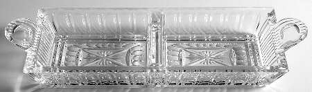Grafton Street 2 Part Rectangular Serving Dish by Waterford Crystal