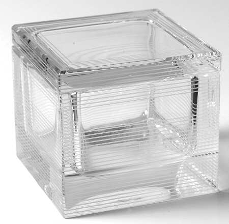 Linear 4" Square Box & Lid
