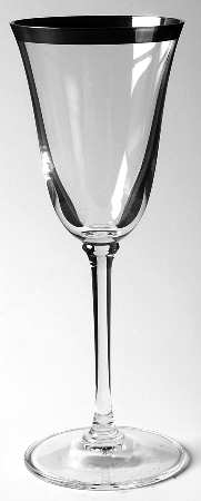 Classic Platinum Wine Glass