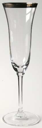 Classic Platinum Fluted Champagne