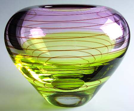 Evolution (Red, Pink, Amber) 7" Flower Vase