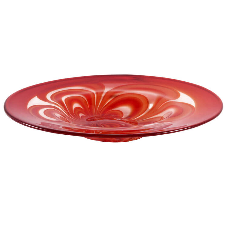Evolution (Red & Gold) 14" Round Bowl